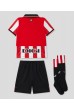 Athletic Bilbao Jalkapallovaatteet Lasten Kotipeliasu 2025-26 Lyhythihainen (+ Lyhyet housut)